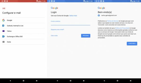 Gmail Android ou iPhone - Como Entrar Com Outra Conta